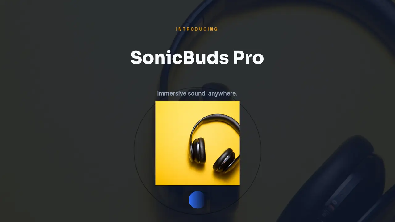 Product Launch video template preview