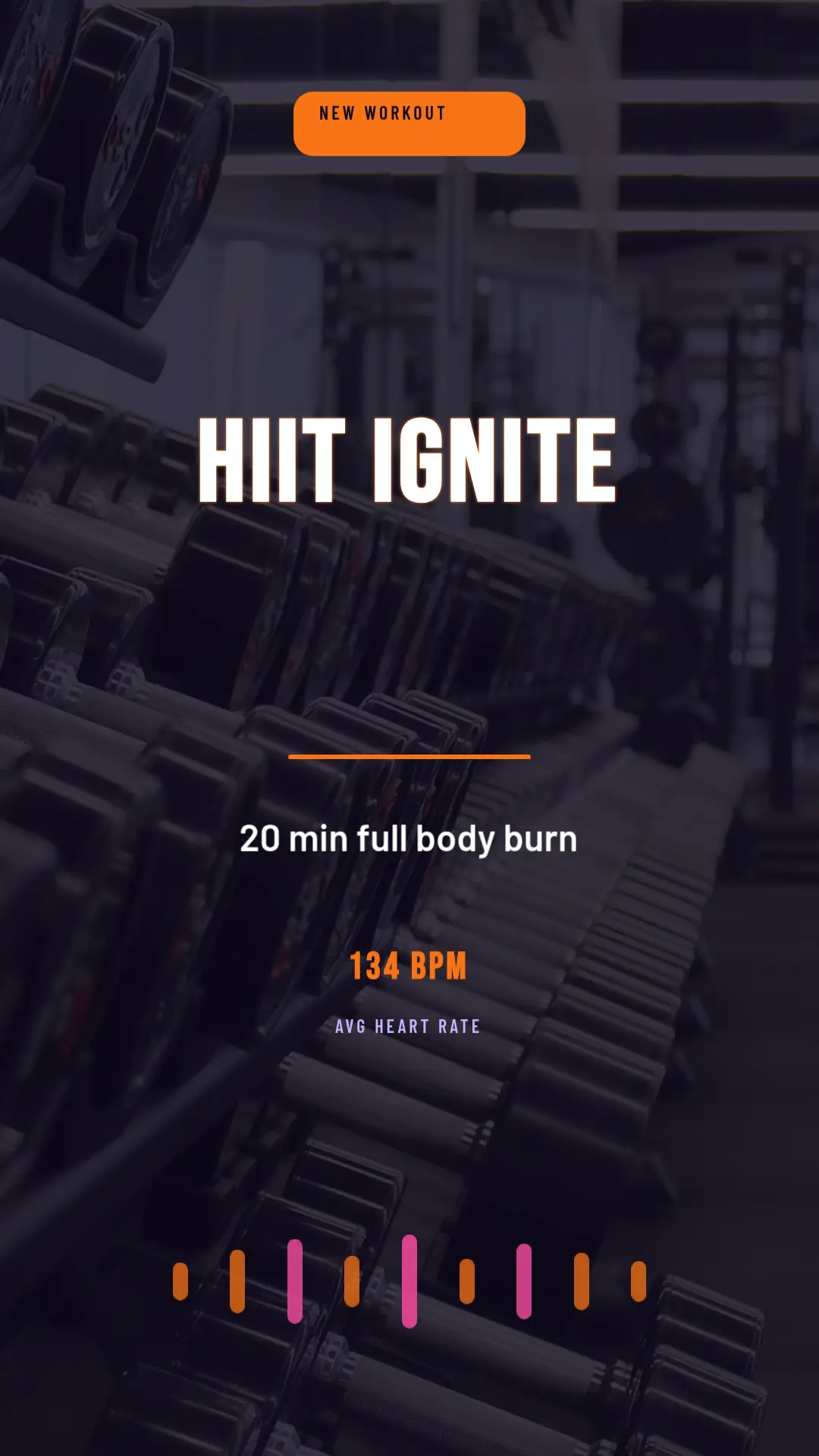 Fitness Workout video template preview