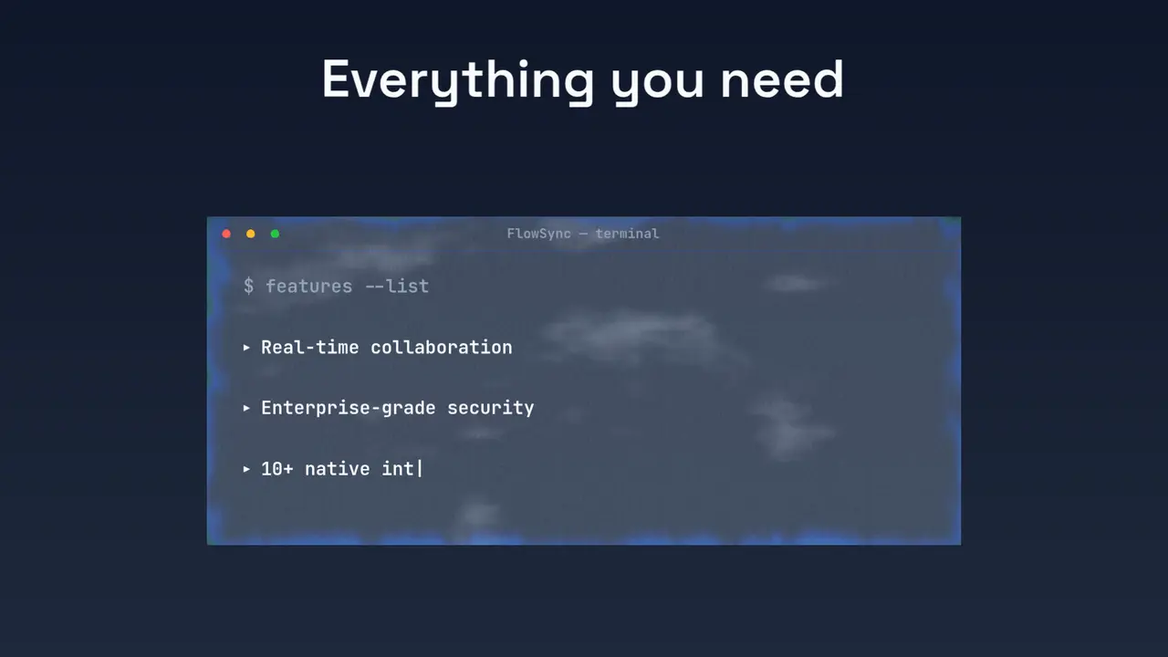 SaaS Launch video template preview